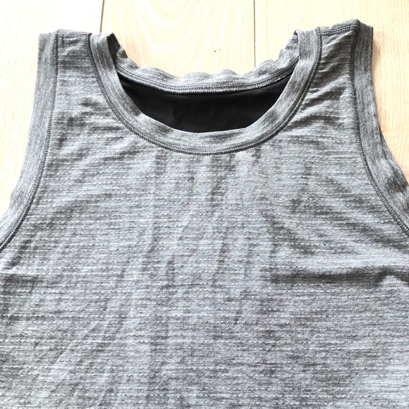 Lululemon Cutout Back Tank Top in Grey - Picture 4 of 8